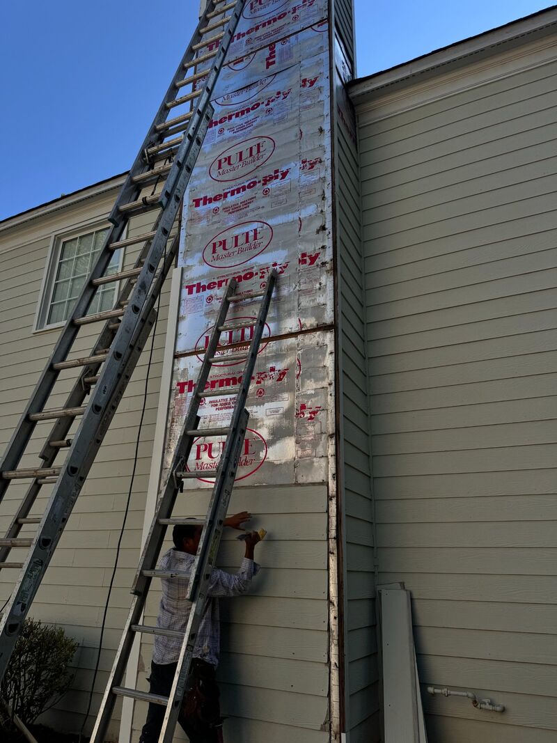 Siding installation